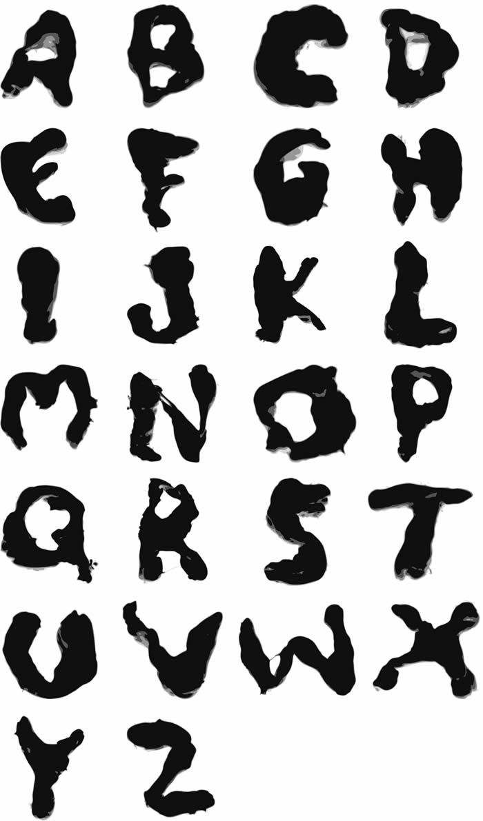 Portfolio / Projekt / Chewit before Chewit after / Typographie