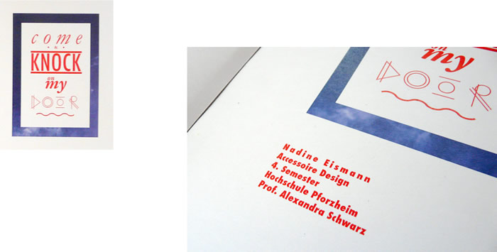 Portfolio / Projekt / Come And Knock On My Door / Editorial