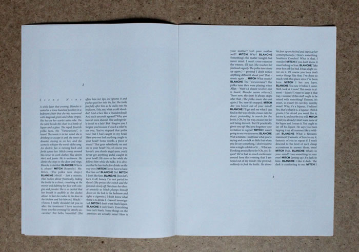 Portfolio / Projekt / A Streetcar Named Desire / Editorial