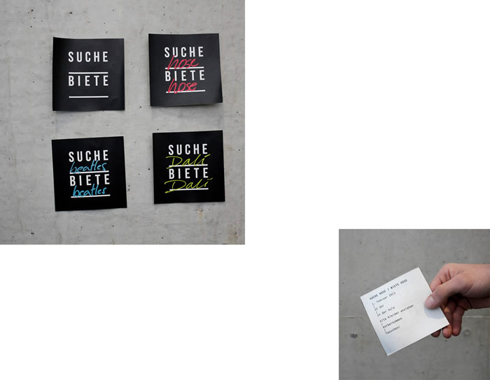 Portfolio / Projekt / Suche Biete / Corporate